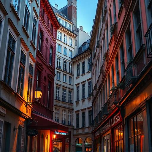 Vignette d'un article de blog sur l'architecture lyonnaise comme source d'inspiration pour les films, montrant les traboules et les fa√§ades color√©es du Vieux Lyon.