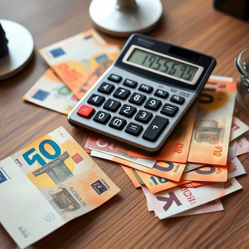 Vignette d'un article de blog sur la gestion du budget pour un tournage en France, montrant une calculatrice et des billets de banque.